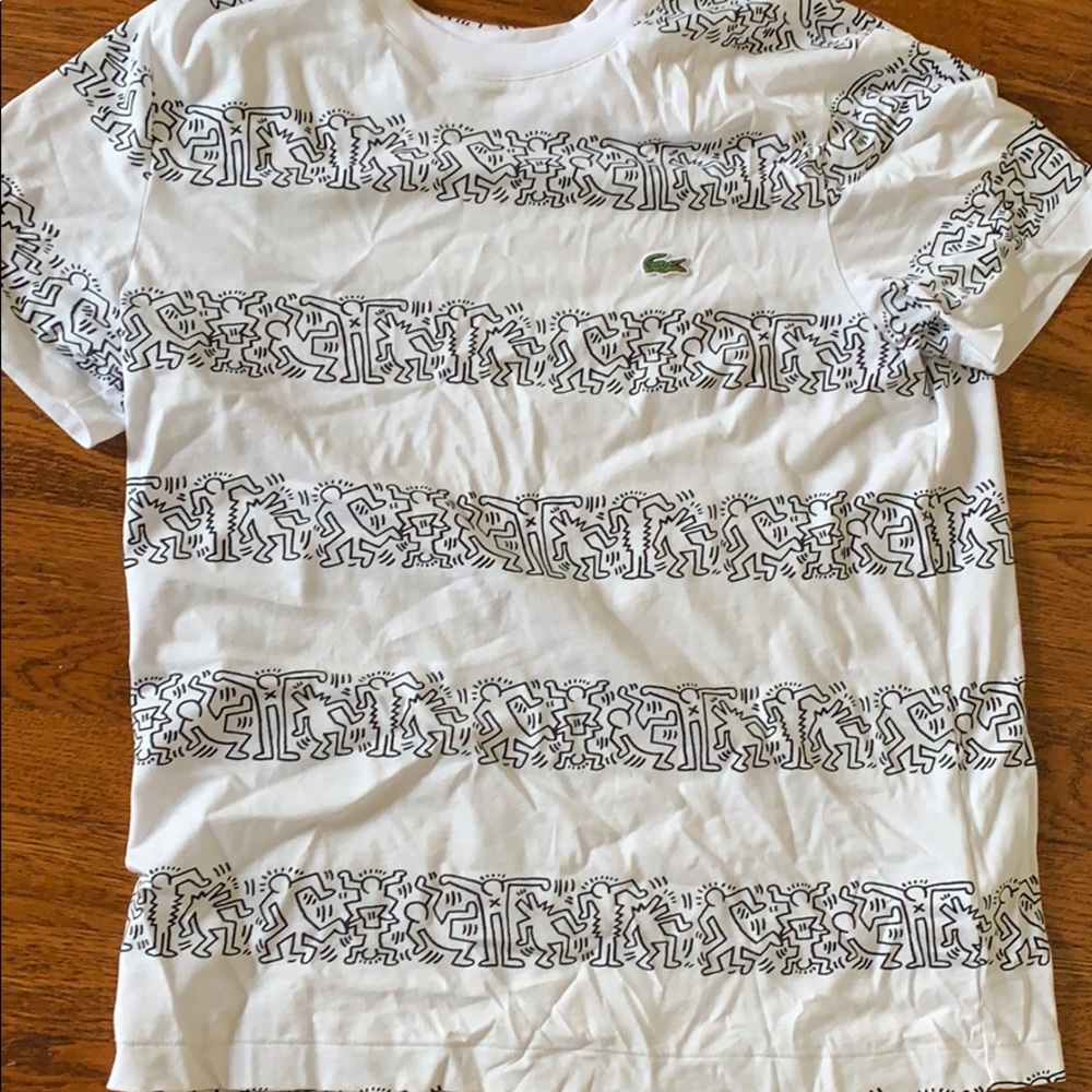 Men’s Keith haring Lacoste tee shirt